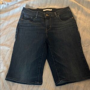 Levi's Women's Indigo Denim Shorts